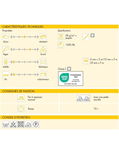 Voile thermocollant Vliesofix T6