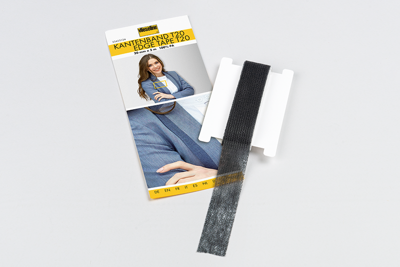 Renfort de lisière Vlieseline T20 - Noir