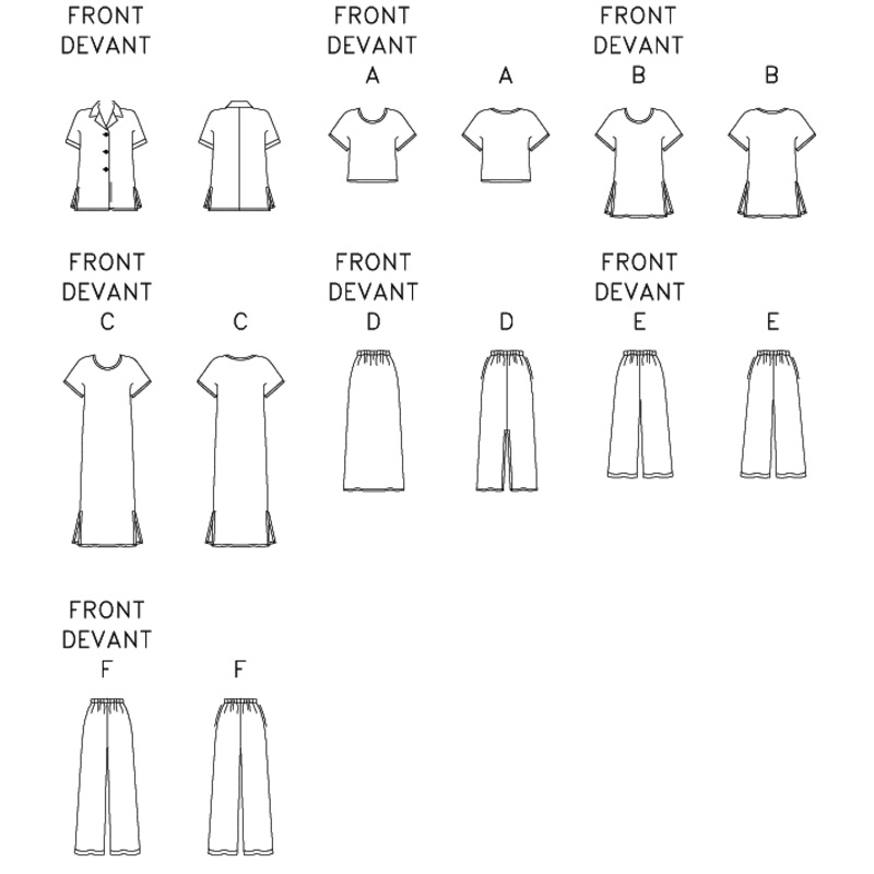 Patron Butterick 3039/28W- Ensemble polyvalent