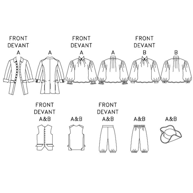 copy of Patron Butterick 3039/28W- Ensemble polyvalent