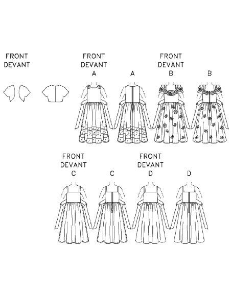 Patron Butterick 3351/2 - Robe & veste