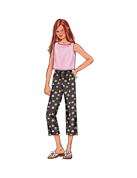 Patron Butterick 3860/7 - Haut, robe, short et pantalon