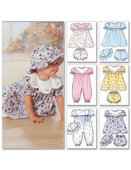 Patron Butterick 4110/OSZ - Robe, culotte, combinaison et chapeau