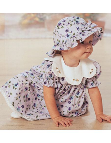 Patron Butterick 4110/OSZ - Robe, culotte, combinaison et chapeau