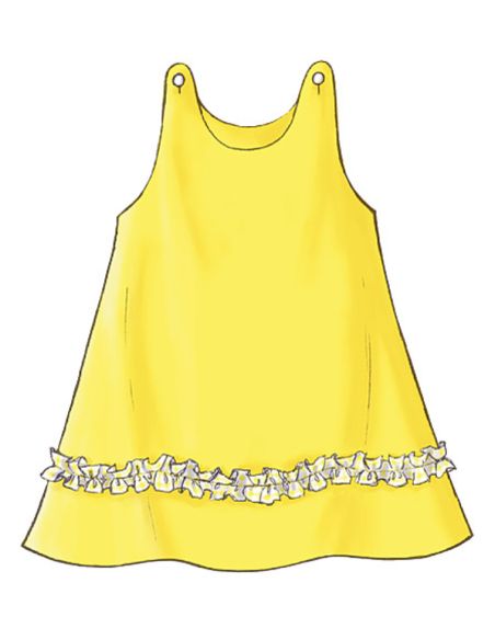 Patron Butterick 3772/1 - Robe enfant