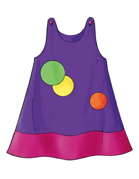 Patron Butterick 3772/1 - Robe enfant