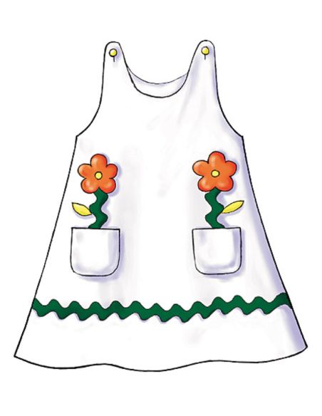 Patron Butterick 3772/1 - Robe enfant