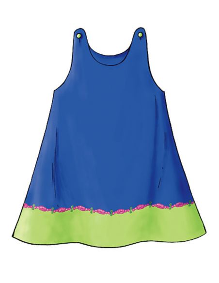 Patron Butterick 3772/1 - Robe enfant