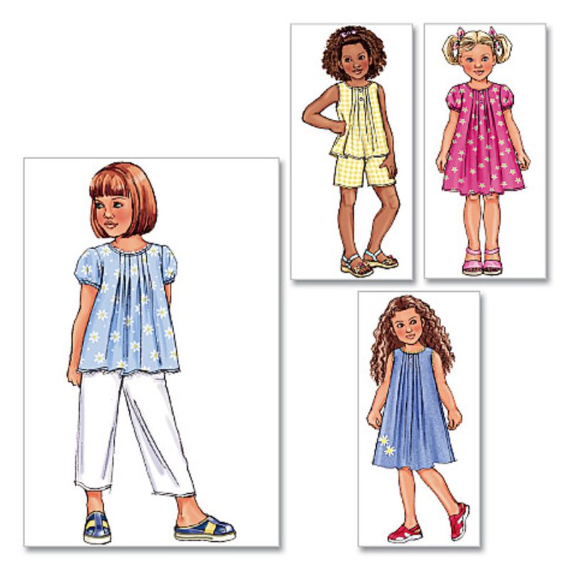 Patron Butterick 4176/2 - Haut, robe, short et pantalon