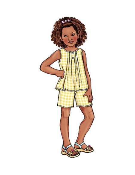 Patron Butterick 4176/2 - Haut, robe, short et pantalon