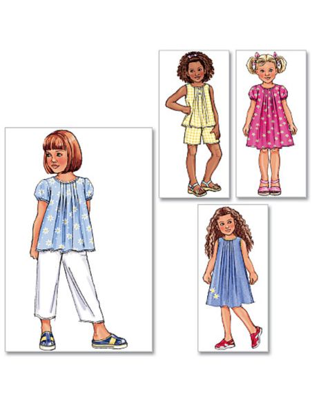 Patron Butterick 4176/2 - Haut, robe, short et pantalon