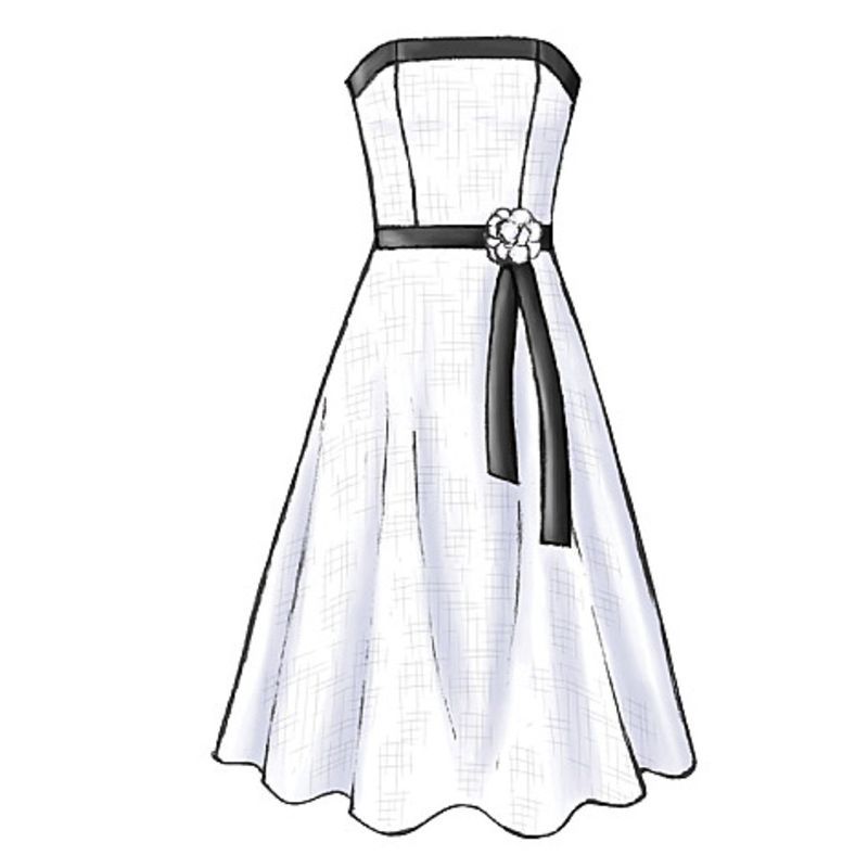 Patron Butterick 4443/BB - Robe