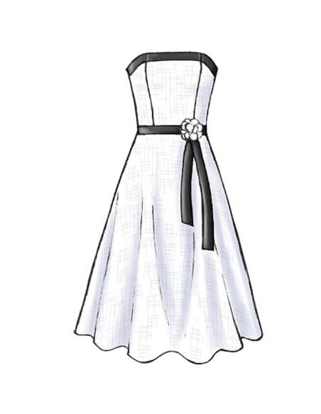 Patron Butterick 4443/BB - Robe