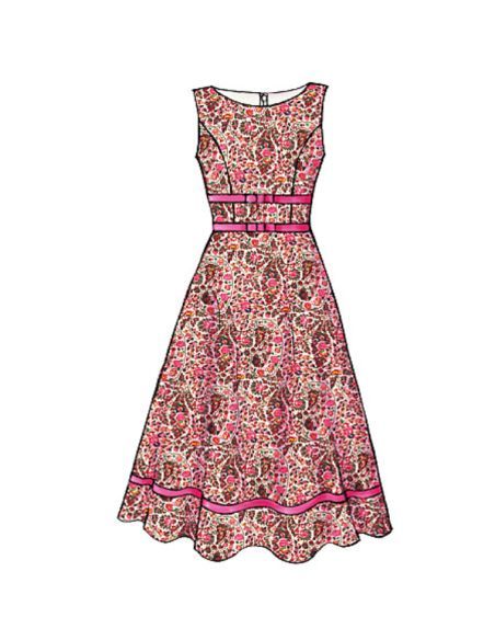 Patron Butterick 4443/BB - Robe