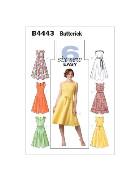 Patron Butterick 4443/BB - Robe