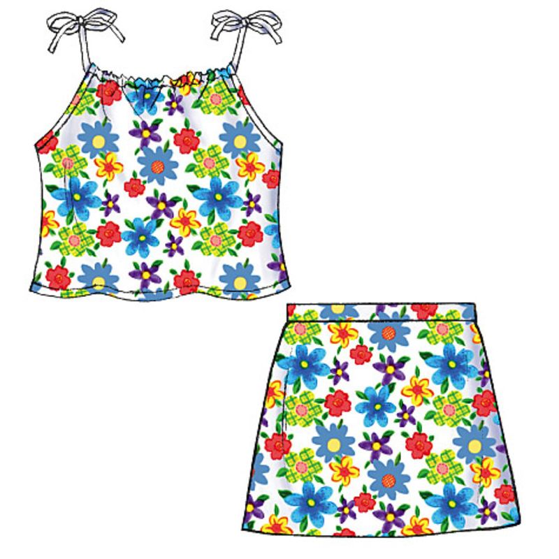 Patron Butterick 4503/CDD - Haut, jupe et short