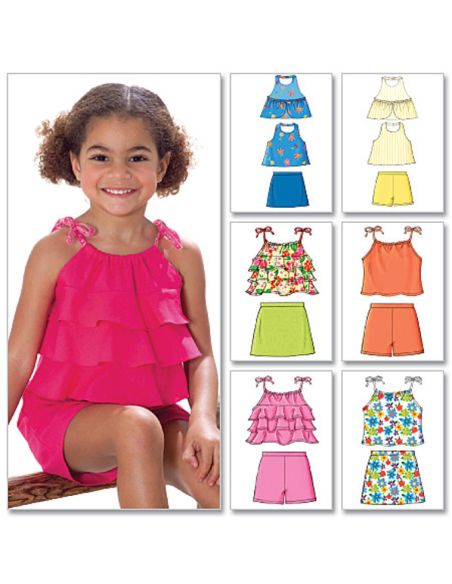 Patron Butterick 4503/CDD - Haut, jupe et short