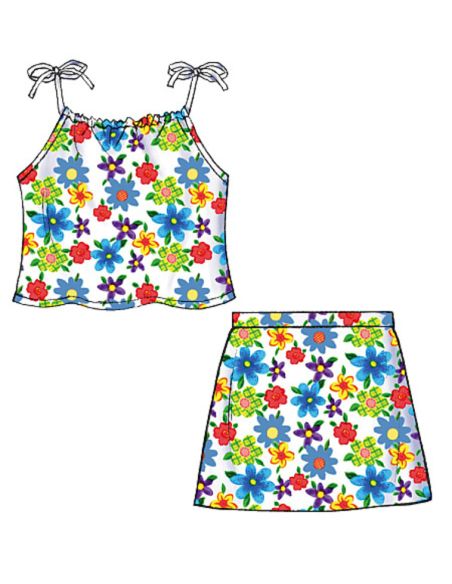 Patron Butterick 4503/CDD - Haut, jupe et short
