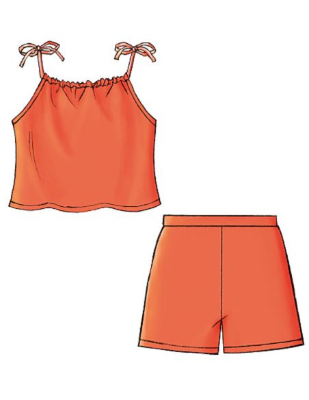 Patron Butterick 4503/CDD - Haut, jupe et short