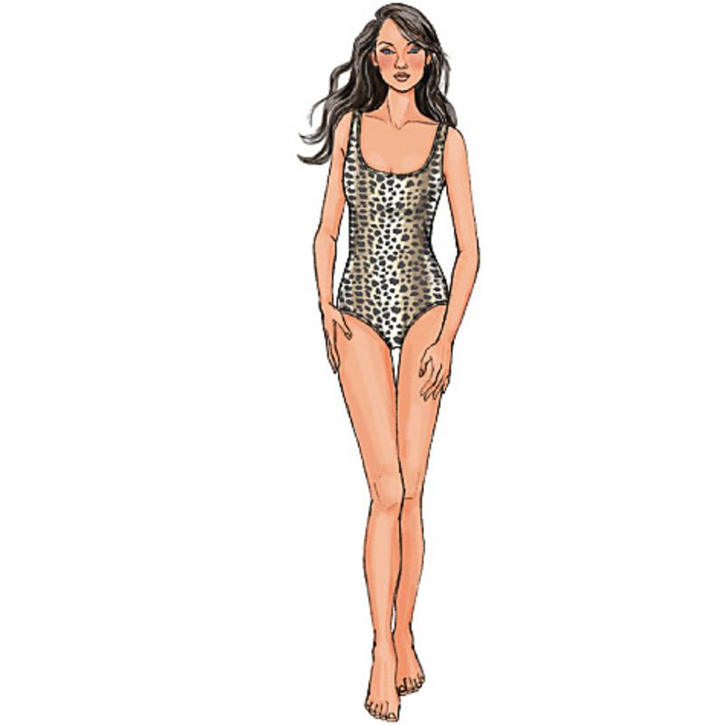 Patron Butterick 4526/AA - Maillot de bain et paréo