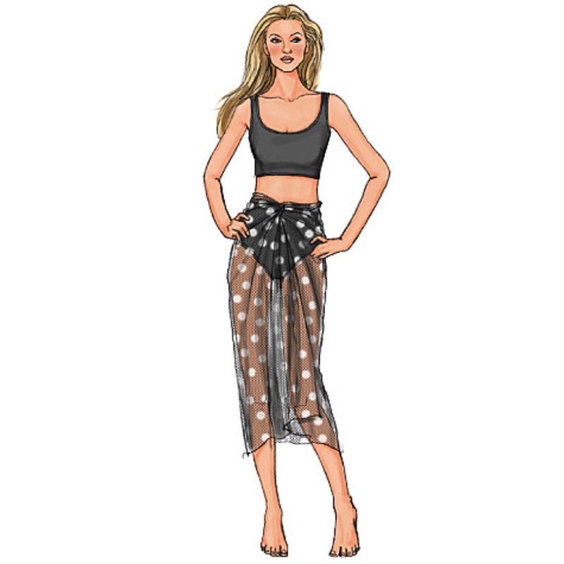 Patron Butterick 4526/AA - Maillot de bain et paréo