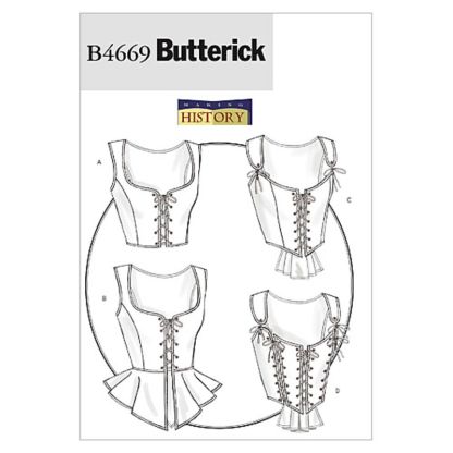 Patron Butterick 4669/AA - Corset
