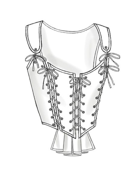 Patron Butterick 4669/AA - Corset