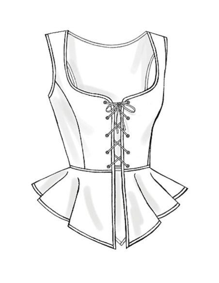 Patron Butterick 4669/AA - Corset