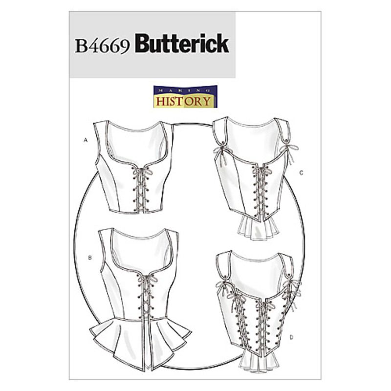 Patron Butterick 4669/AA - Corset