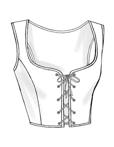 Patron Butterick 4669/AA - Corset