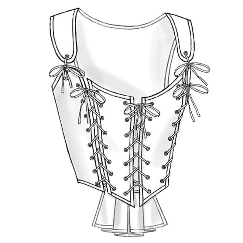 Patron Butterick 4669/AA - Corset