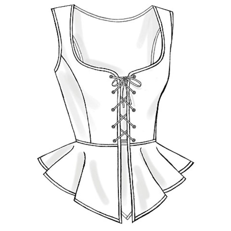 Patron Butterick 4669/AA - Corset