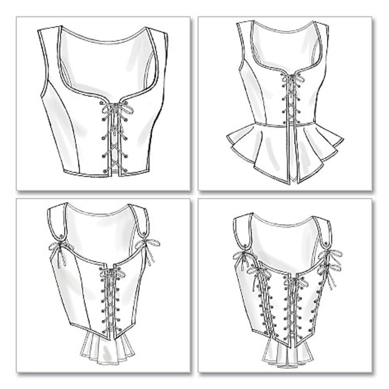 Patron Butterick 4669/AA - Corset