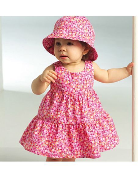 Patron Butterick 5017/OSZ - Haut, robe, culotte, short, pantalon et chapeau