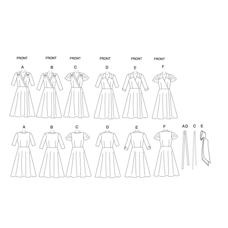 Patron Butterick 5030/BB - Robe et ceinture