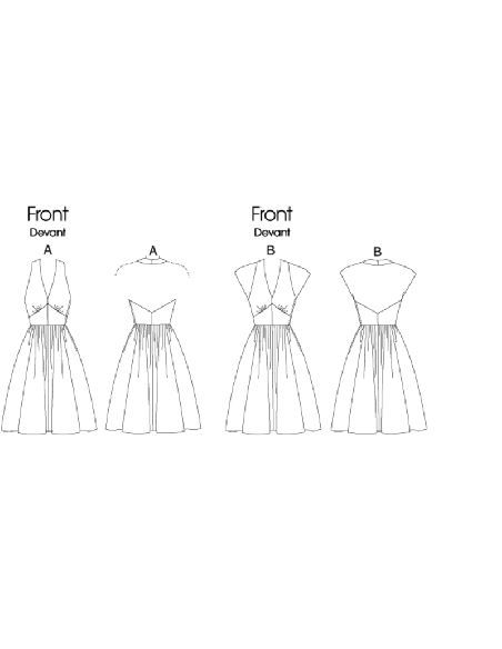 Patron Butterick 520/AA - Robe