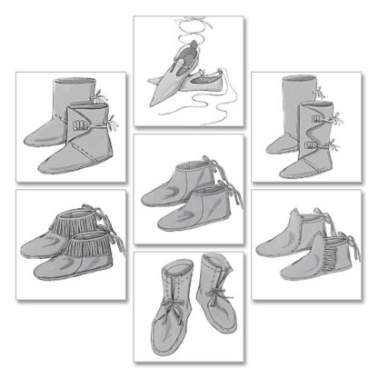 Patron Butterick 5233/OSZ - Chaussures historiques 2