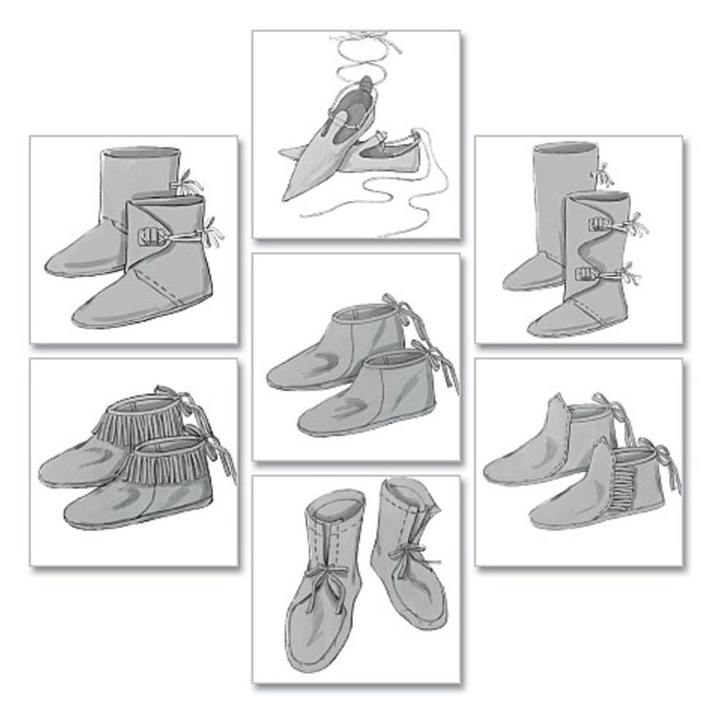 Patron Butterick 5233/OSZ - Chaussures historiques