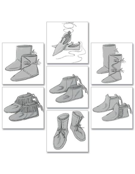 Patron Butterick 5233/OSZ - Chaussures historiques