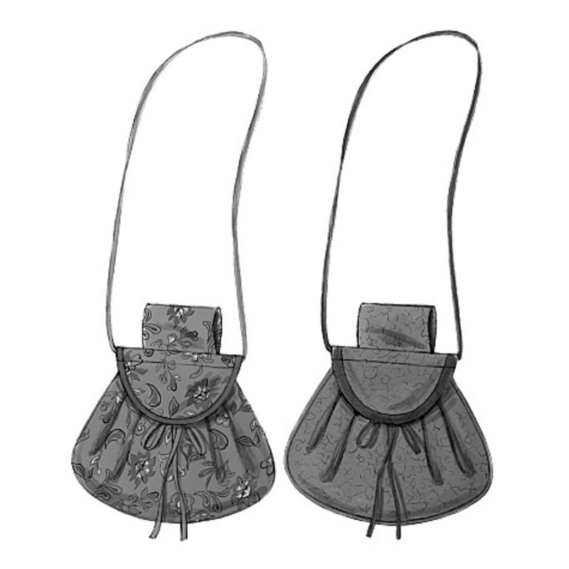 Patron Butterick 5371/XM - Bande de poignet, corset, ceinture et petits sacs