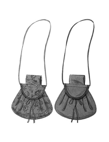 Patron Butterick 5371/XM - Bande de poignet, corset, ceinture et petits sacs