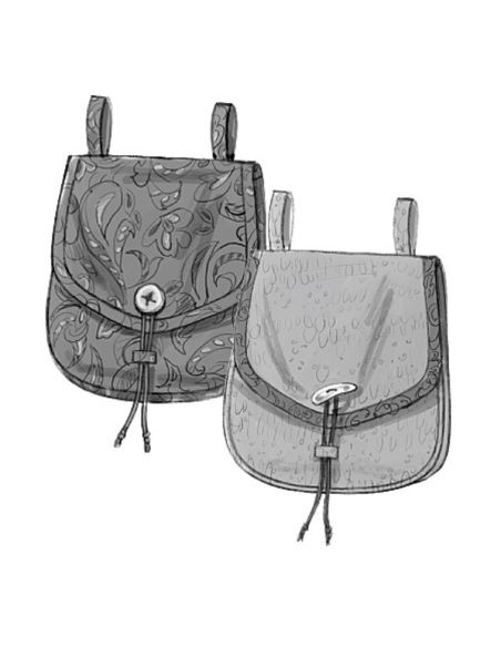 Patron Butterick 5371/XM - Bande de poignet, corset, ceinture et petits sacs