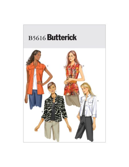 Patron Butterick 5616/AA - Vestes