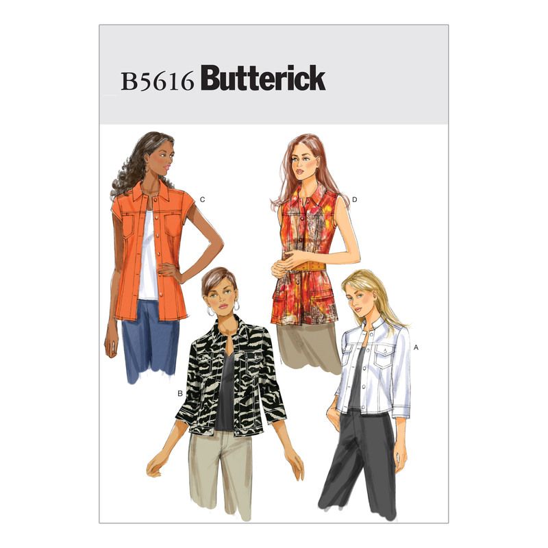 Patron Butterick 5616/AA - Vestes