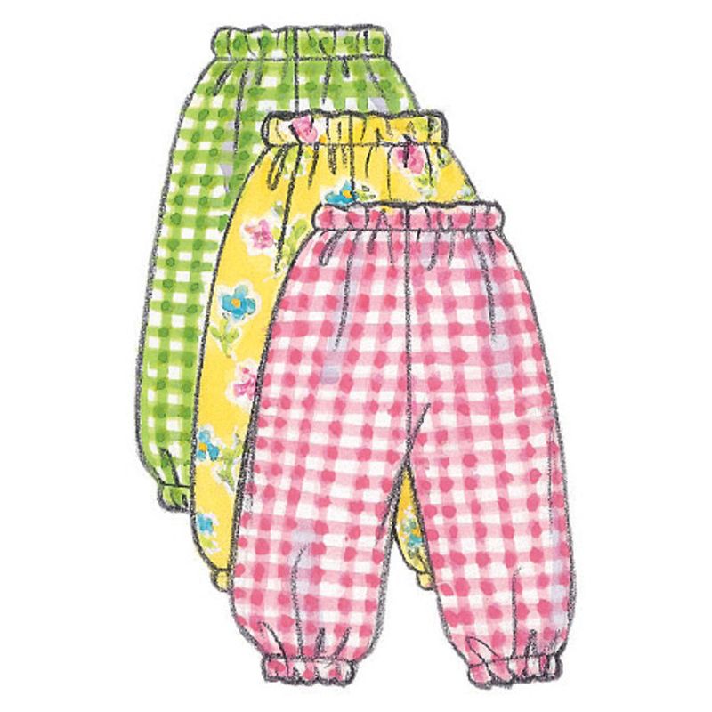 Patron Butterick 5624/NB - Robe, chasuble, barboteuse, combinaison, culotte, pantalon et sac