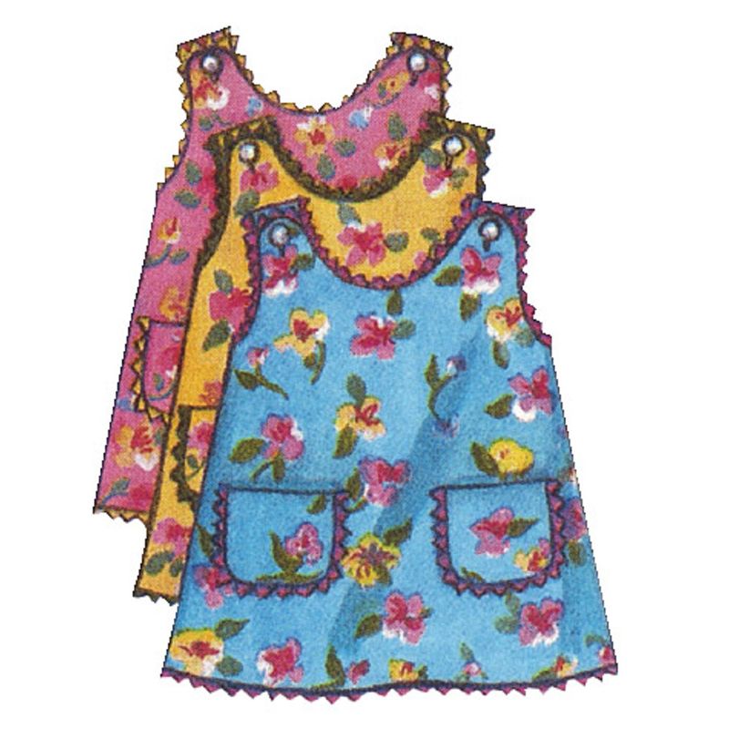 Patron Butterick 5625/NB - Barboteuse, chasuble, culotte et chapeau