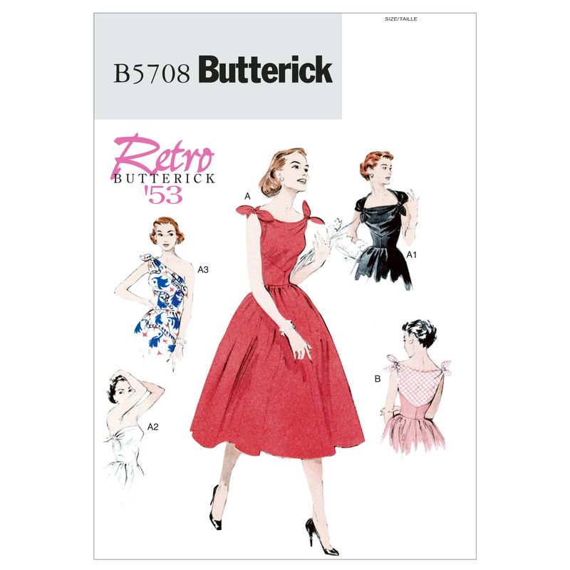 Patron Butterick 5708/A5 - Robe