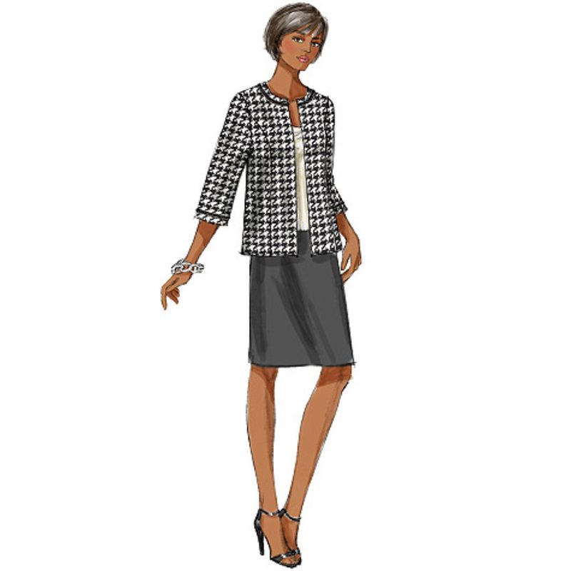 Patron Butterick 5719/B5 - Veste, robe, jupe et pantalon