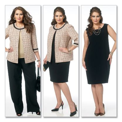 Patron Butterick 5719/B5 - Veste, robe, jupe et pantalon 2