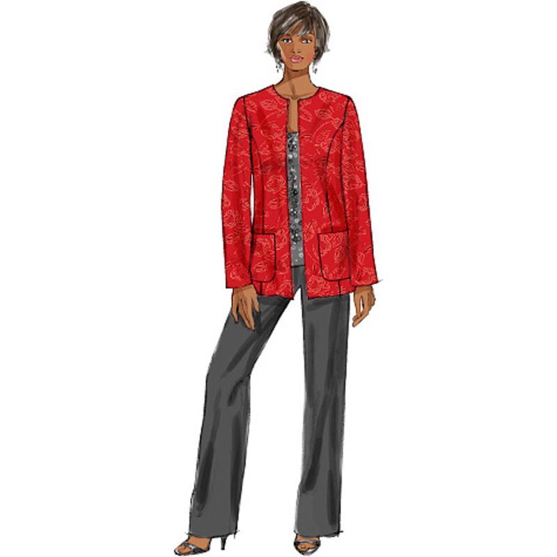 Patron Butterick 5719/B5 - Veste, robe, jupe et pantalon